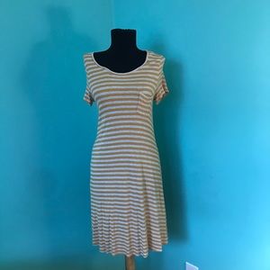 Stripped t-shirt dress